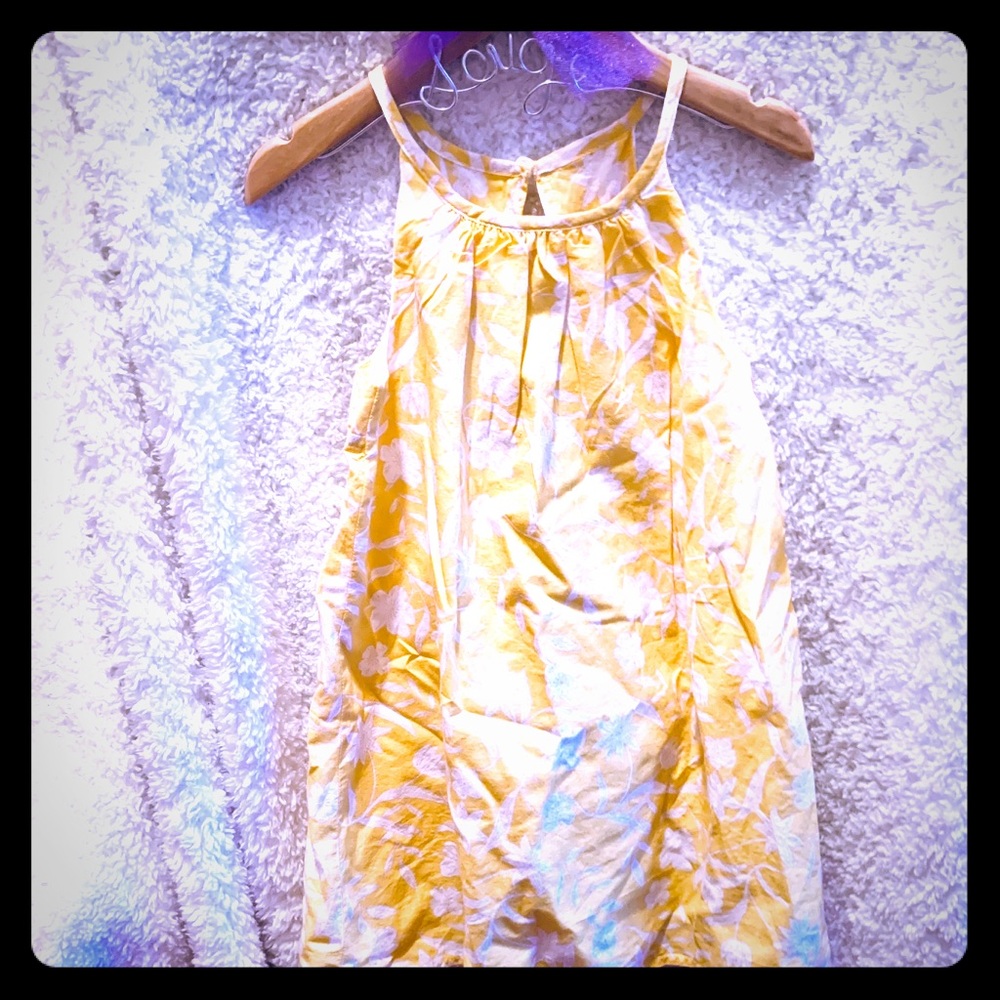 Yellow and White Sundress